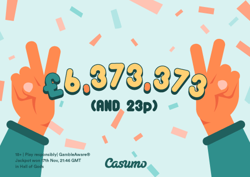 Read more about the article 6,4 Millionen Pfund im Casumo Casino gewonnen